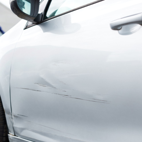 Damaged car when returning a leased vehicle